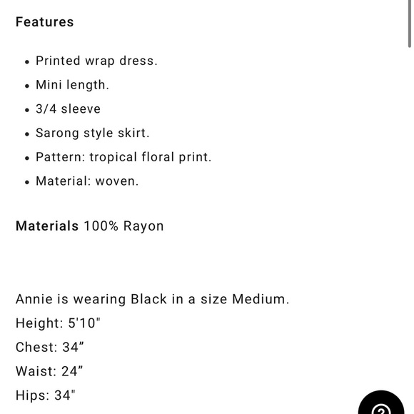 New Billabong “divine day “ wrap dress. - Picture 2 of 3